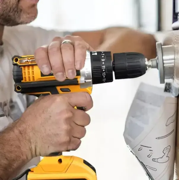 Акумуляторний дриль шуруповерт 24v 5ah з набором біт свердл та насадками в кейсі з 2-ма акб. - Зображення 2