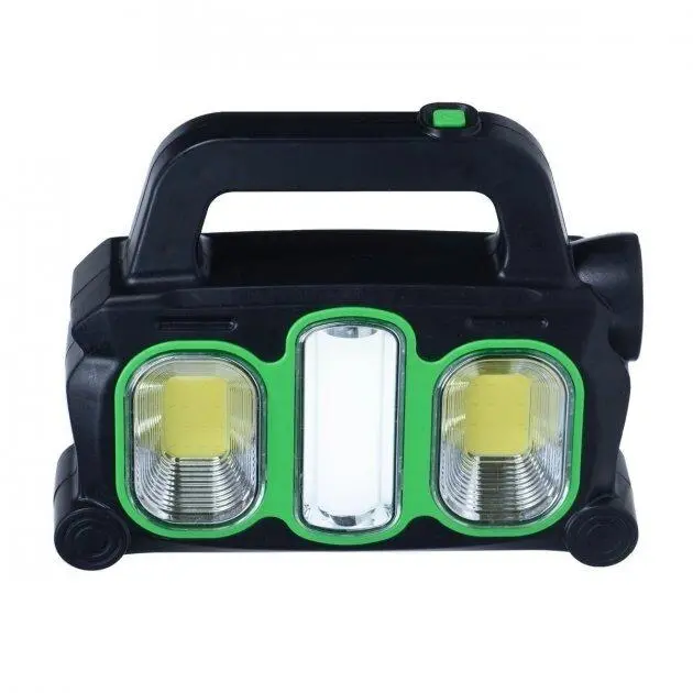 Акумуляторний LED ліхтар прожектор із сонячною панеллю USB вихід знімні Hurry Bolt HB-6169 - Зображення 2