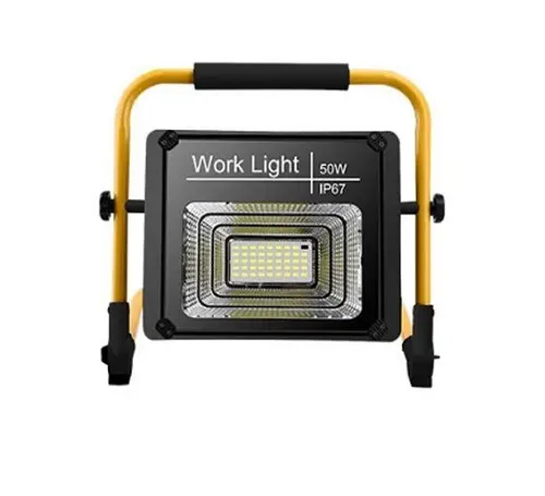 Акумуляторний прожектор із сонячною панеллю Work Light 50W + POWER BANK - Зображення 3