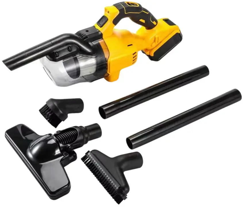 Акумуляторний пилосос для автомобіля, 5000 мAh, 48V, жовтий, 5520, / Портативний пилосос / Пилосос для дому - Зображення 6