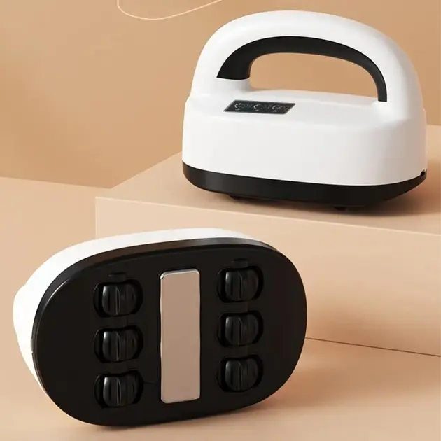 Акумуляторний роликовий масажер з підігрівом LKL-0128 бездротовий вібраційний для всього тіла - Зображення 2