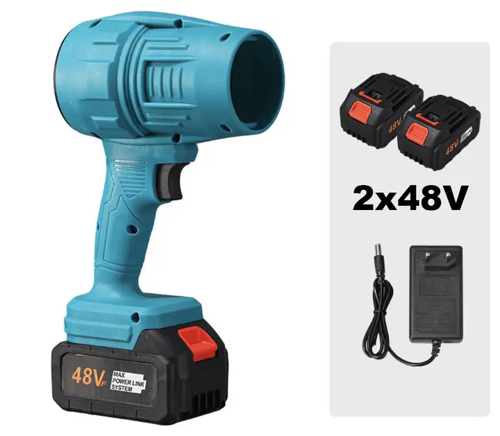 Акумуляторний турбо вентилятор з кейсом на 48V 2 АКБ - Зображення 3