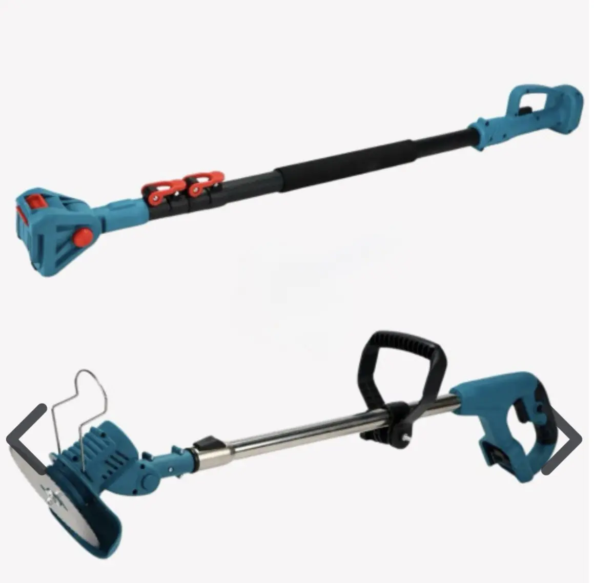 Акумуляторний універсальний садовий набір 6 в 1 / Секатор / Міні-пила / Тример / Повітродувка / Подовжувач / Кущоріз - Зображення 5