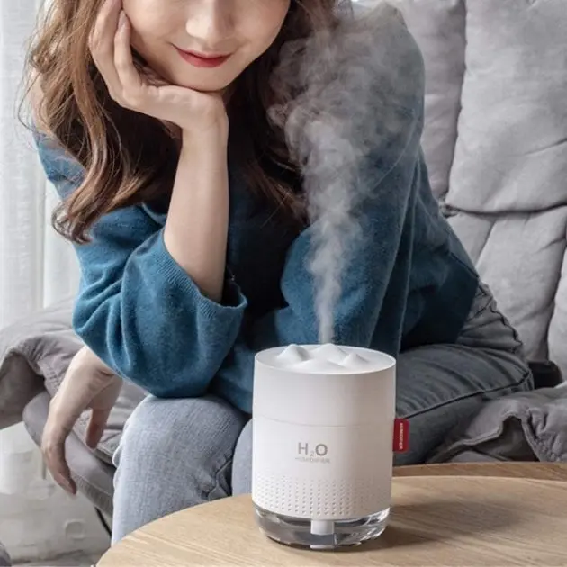 Зволожувач повітря H2O 2000мАч, 450мл, білий