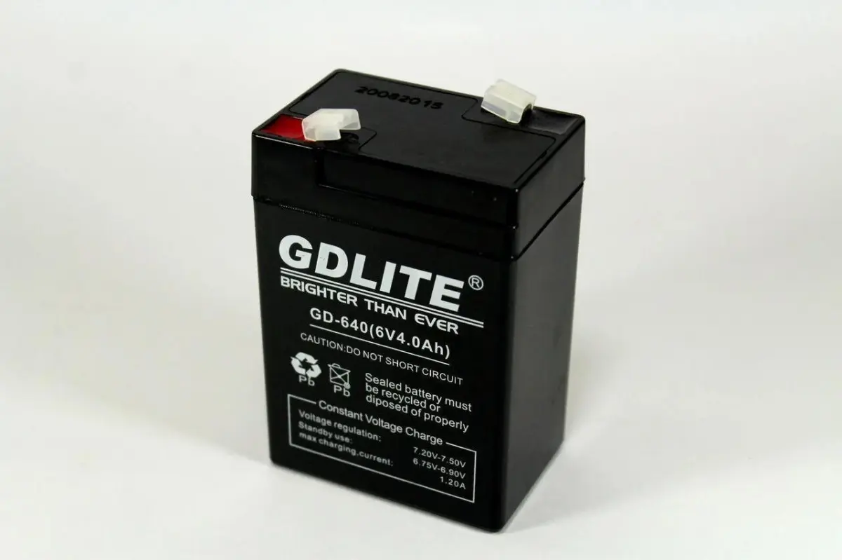 Акумулятор BATTERY GD 640 6V 4A - Зображення 3