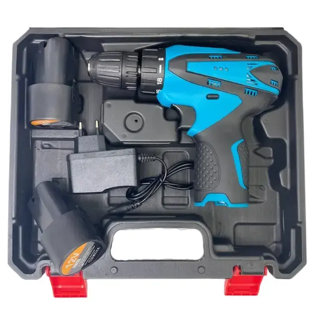 Акумуляторний Шуруповерт 12 V, шуруповерт з набором - Зображення 4