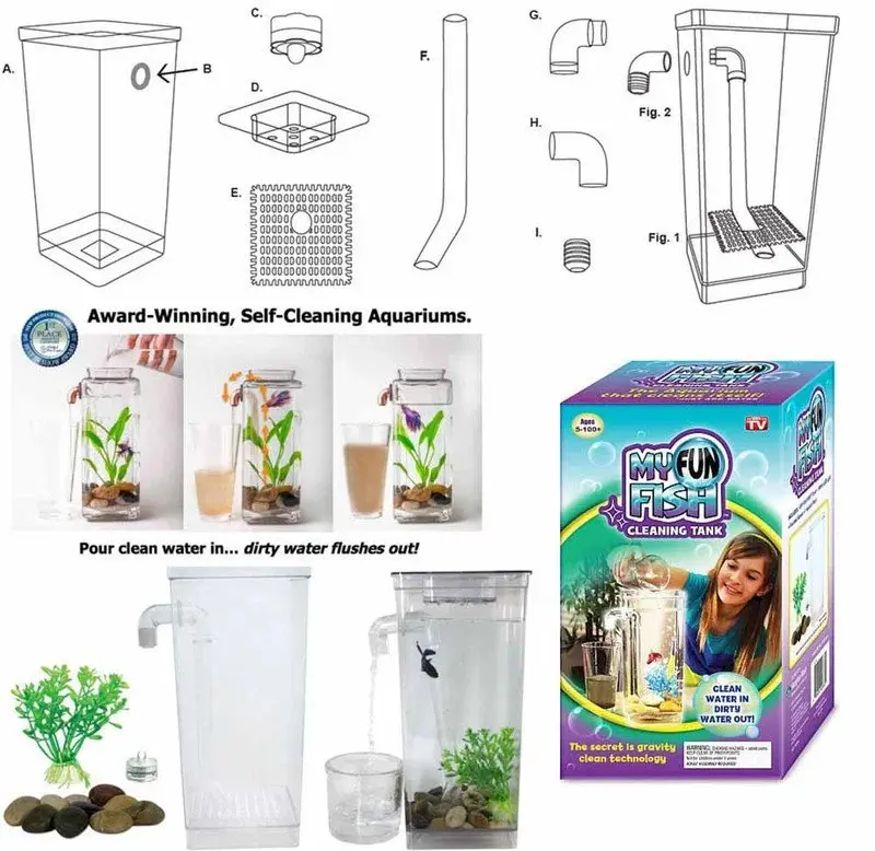 Акваріум самоочищається My Fun Fish - Зображення 4