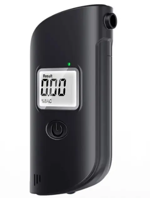 Алкотестер з LCD дисплеєм від батарейок / Тестер на алкоголь / Алкометр / Алкотестер портативний - Зображення 2