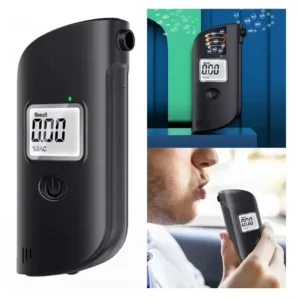 Алкотестер з LCD дисплеєм від батарейок / Тестер на алкоголь / Алкометр / Алкотестер портативний