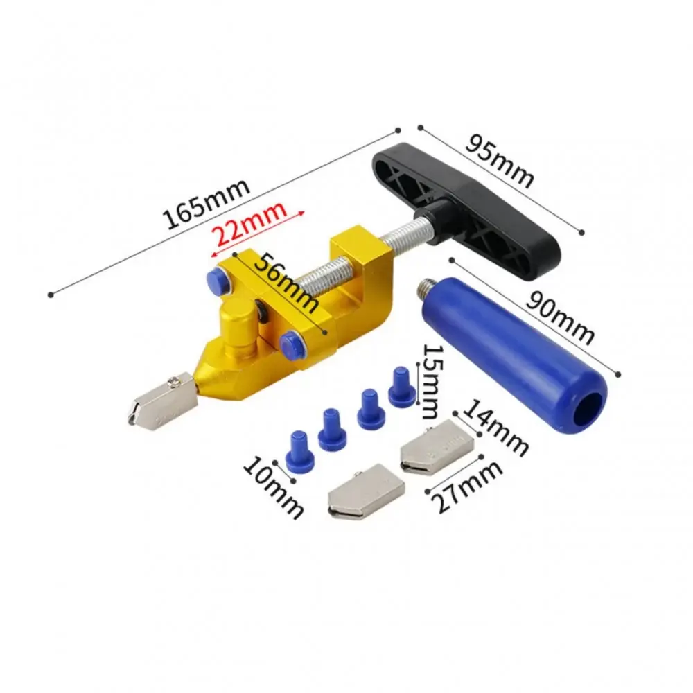 Алмазний різак 2 в 1 для кераміки та скла – портативний професійний різак плитки - Зображення 5