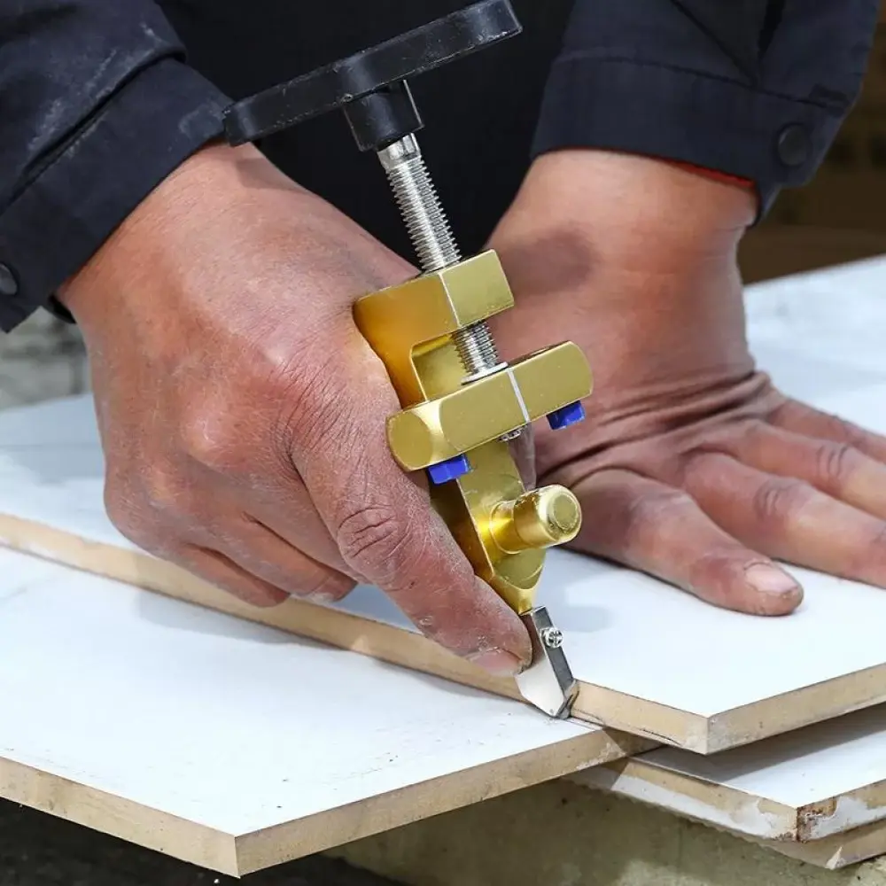 Алмазний різак 2 в 1 для кераміки та скла – портативний професійний різак плитки - Зображення 4