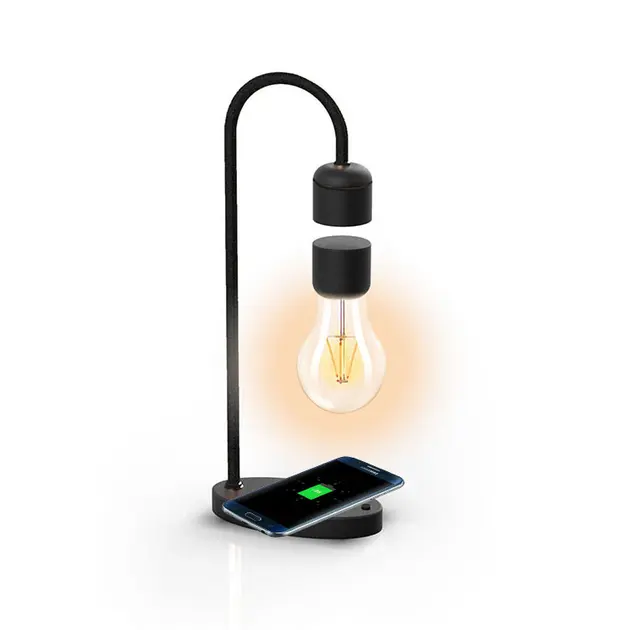 Антигравітаційний світильник-нічник Yarko декоративна лампа, що левітує, в стилі Лофт з бездротовою зарядкою - Зображення 2