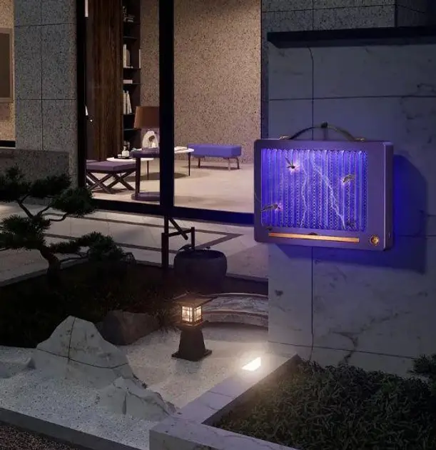 Антимоскітна лампа знищувач Mosquito Killer Lamp світильник від комарів Happy Home BG-009 - Зображення 5