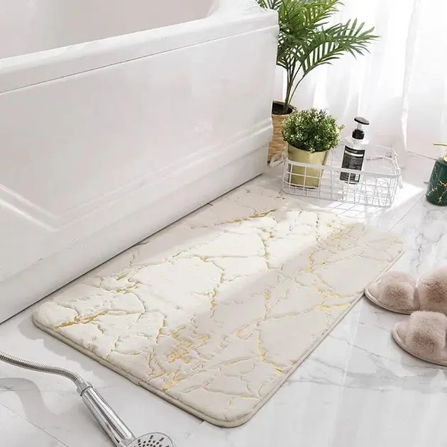 Антиковзні водопоглинаючі килимки для ванної/туалету, набір 3 шт - Зображення 2