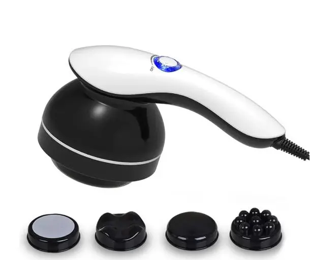 NEW Антицелюлітний масажер Body Massage, 4 насадки / Вібромасажер з ІЧ підігрівом / Масажер для тіла - Зображення 3