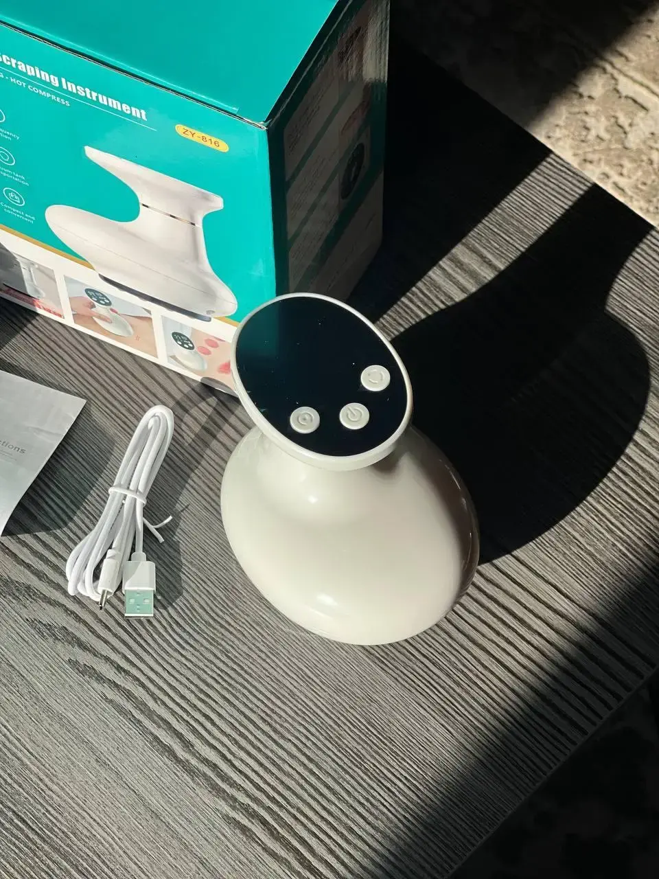 Антицелюлітний вакуумний масажер Cupping Massage з інфрачервоним нагріванням, масажер від целюліту AND1110 USB - Зображення 8