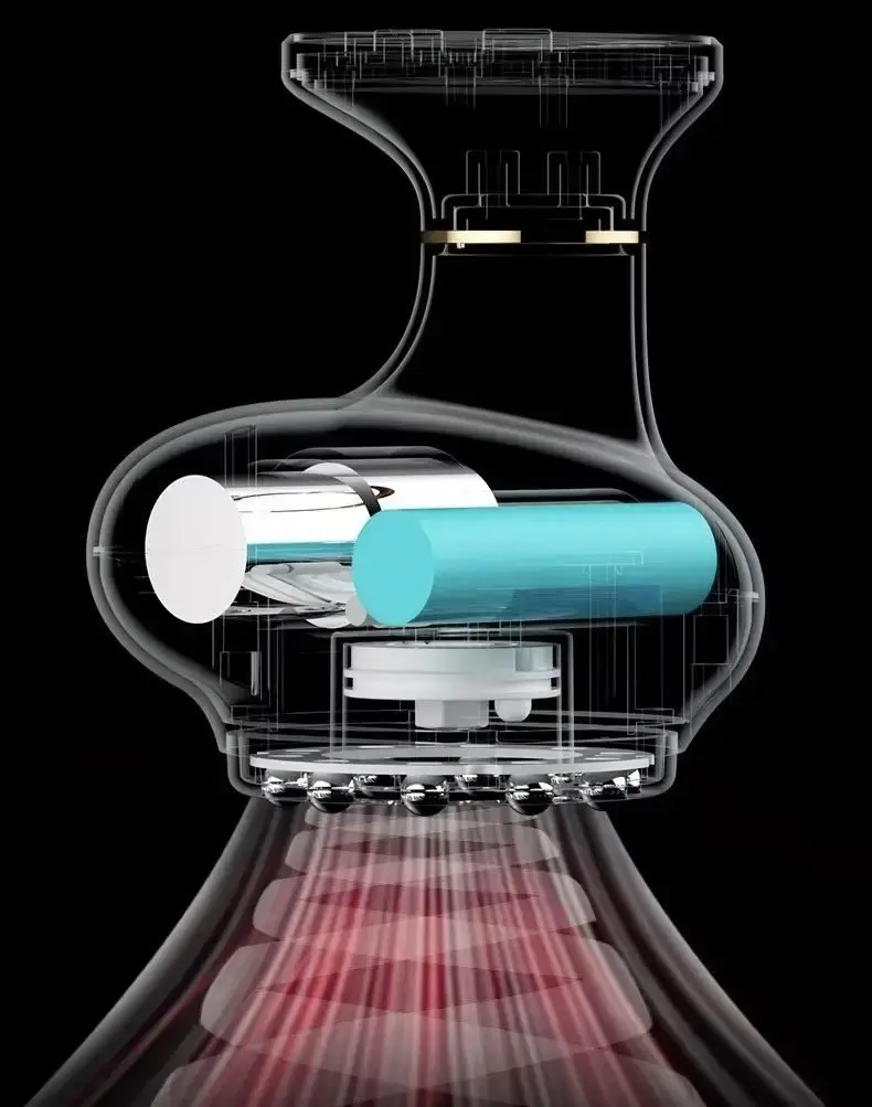 Антицелюлітний вакуумний масажер Cupping Massage з інфрачервоним нагріванням, масажер від целюліту AND1110 USB - Зображення 7