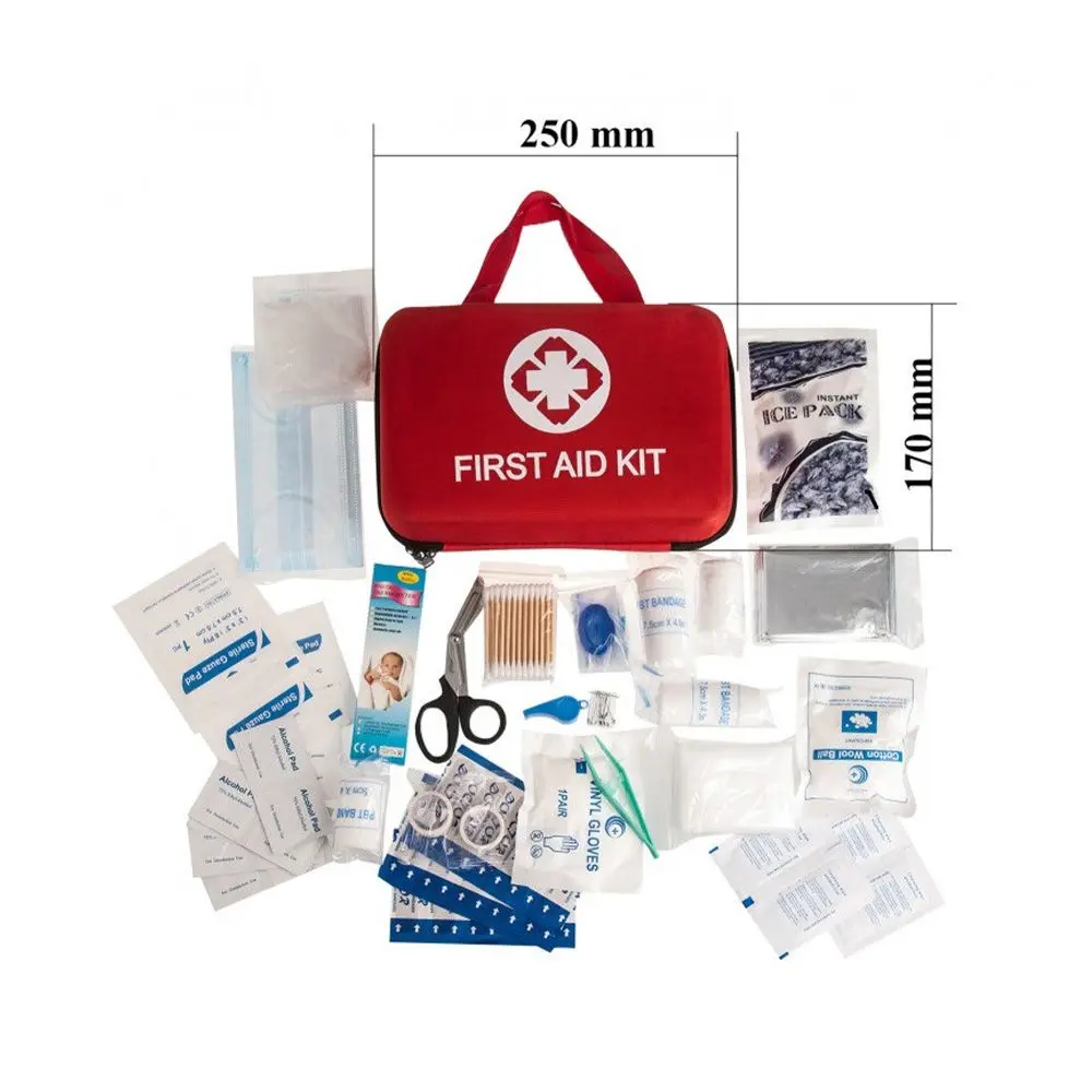 Аптечка першої допомоги укомплектована велика червона - Зображення 3