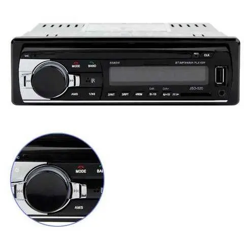 Автомагнітола JSD-520BT +AUX +Радіо +Bluetooth, Bluetooth магнітола в машину, Автомобільна магнітола 1 din - Зображення 7