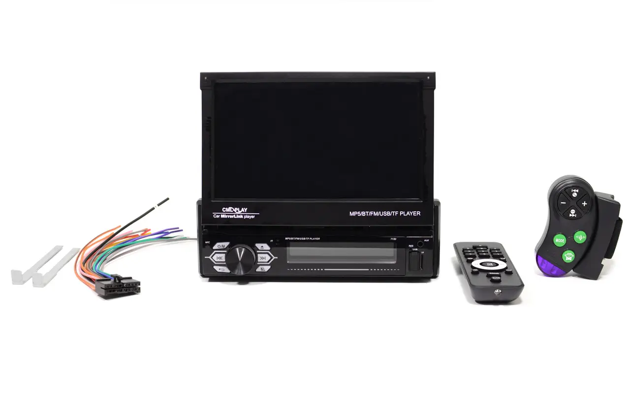 Автомагнітола SWM 9601G 7in1 Bluetooth Car Stereo/MP5/GPS/FM/AM Radio/Map Card/Camera - Зображення 3