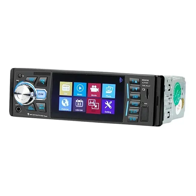 Автомагнітола 4026 BT Touch з екраном 4.1" ISO 1Din MP5 Bluetooth USB FM microSD - Зображення 3