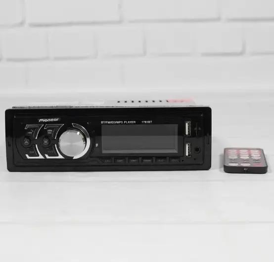 Автомагнитола ATLANFA - 1785 FM car MP3 200W 4*50W с радиатором охлаждения, Магнитола для авто в стиле Pioneer с флешкой - Зображення 5