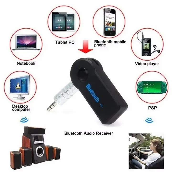 Автомобільний трансмітер FM-модулятор BT350D Car receiver AUX - Зображення 5