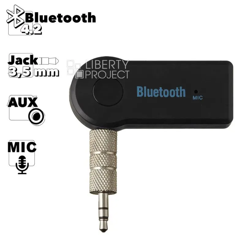 Автомобільний трансмітер FM-модулятор BT350D Car receiver AUX - Зображення 7