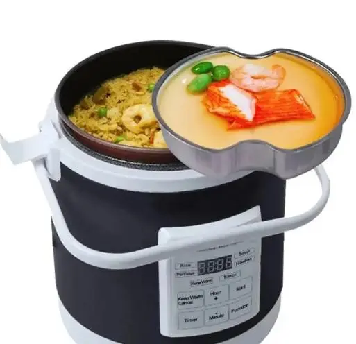 Автомобільна мультиварка, пароварка 1.6 Літра 12-24 w - Зображення 2