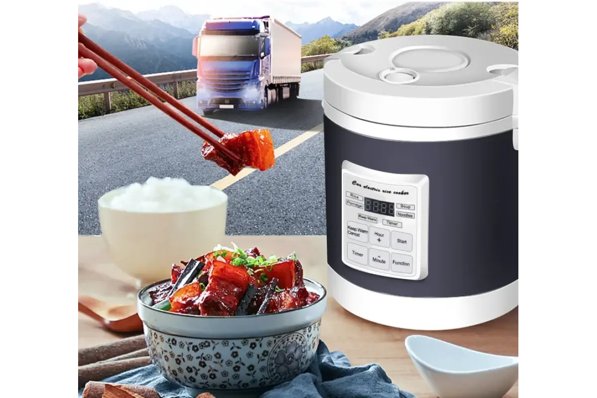 Автомобільна мультиварка, пароварка 1.6 Літра 12-24 w - Зображення 3