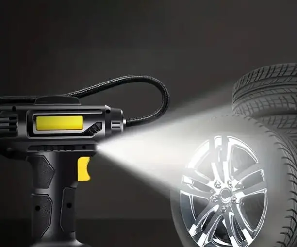 Компресор автомобільний акумуляторний 10бар, 18л/хв, CP-1016 / Портативний компресор / Насос для авто - Зображення 5