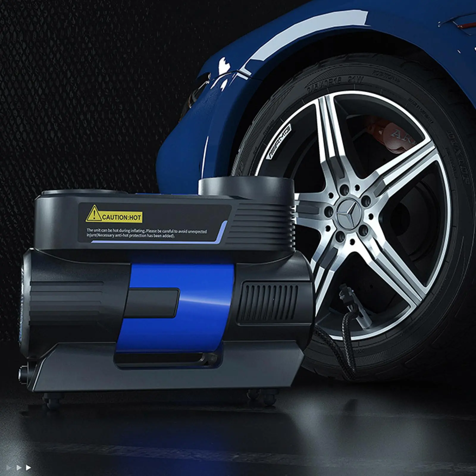 Автомобільний компресор/ Насос електричний від прикурювача / Компресор для шин AND 25521-3 - Зображення 4