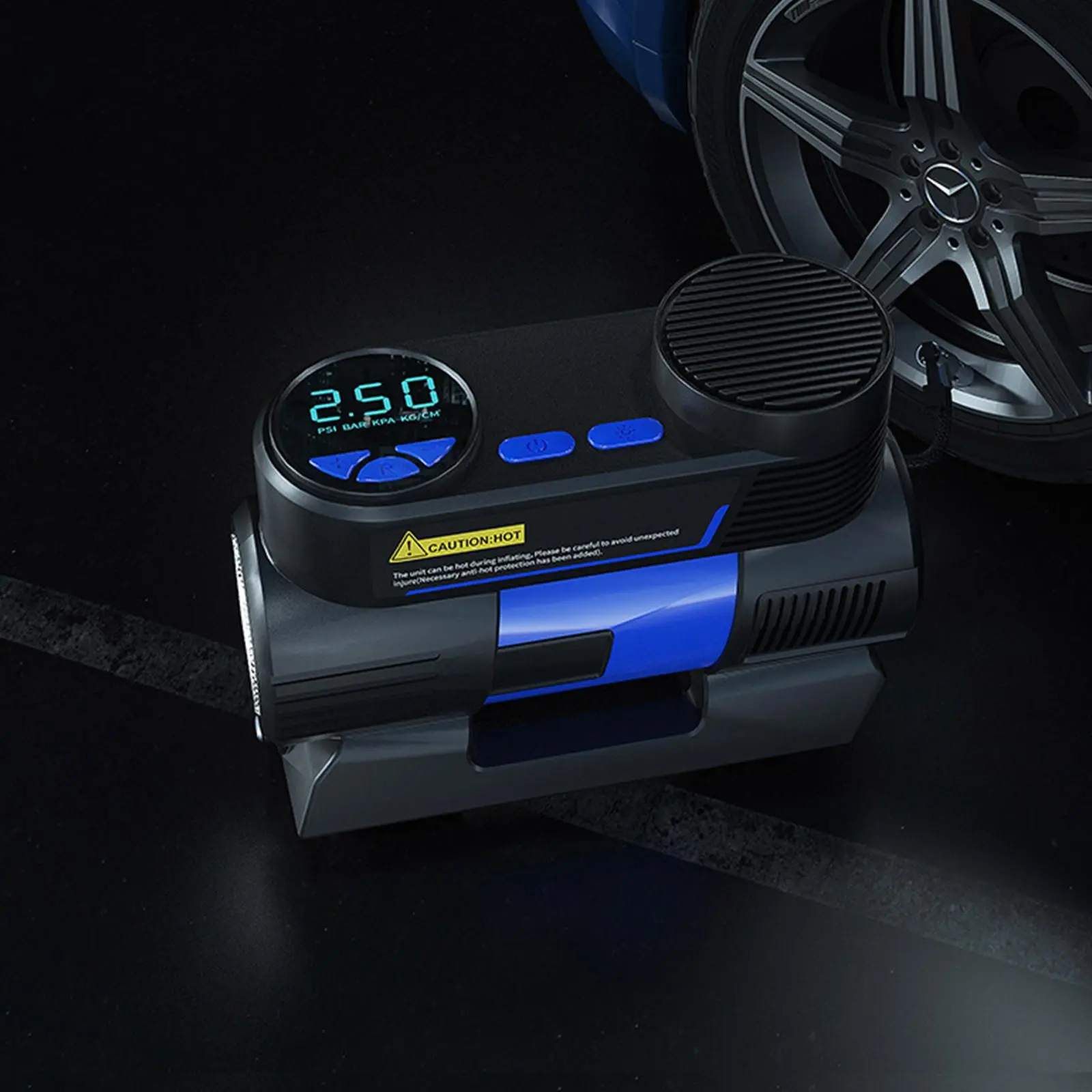 Автомобільний компресор/ Насос електричний від прикурювача / Компресор для шин AND 25521-3 - Зображення 3