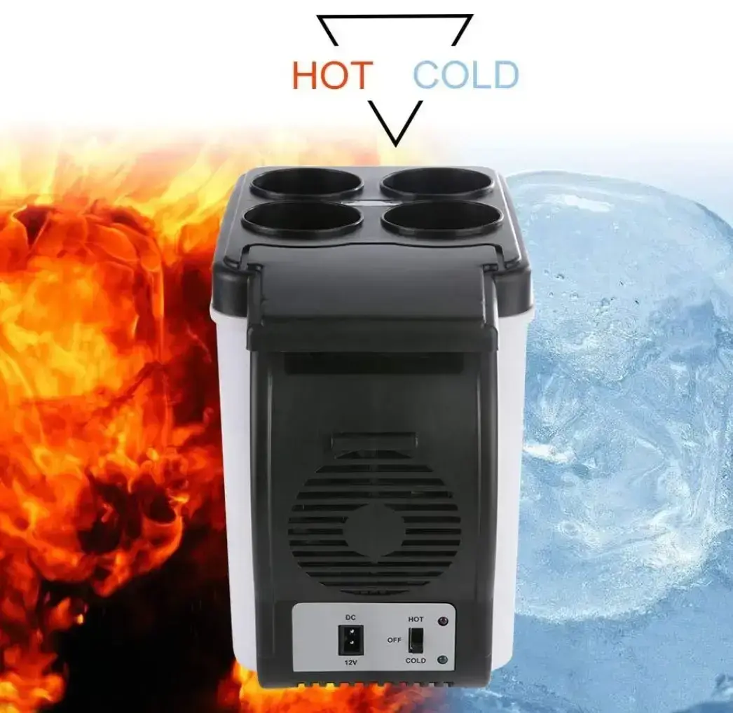 Автомобільний міні-холодильник Cooling and Warming Refrigerator 6L, Холодильник для машини - Зображення 5