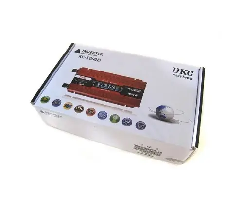 Автомобільний перетворювач напруги 12V-220V 1000W - Зображення 4