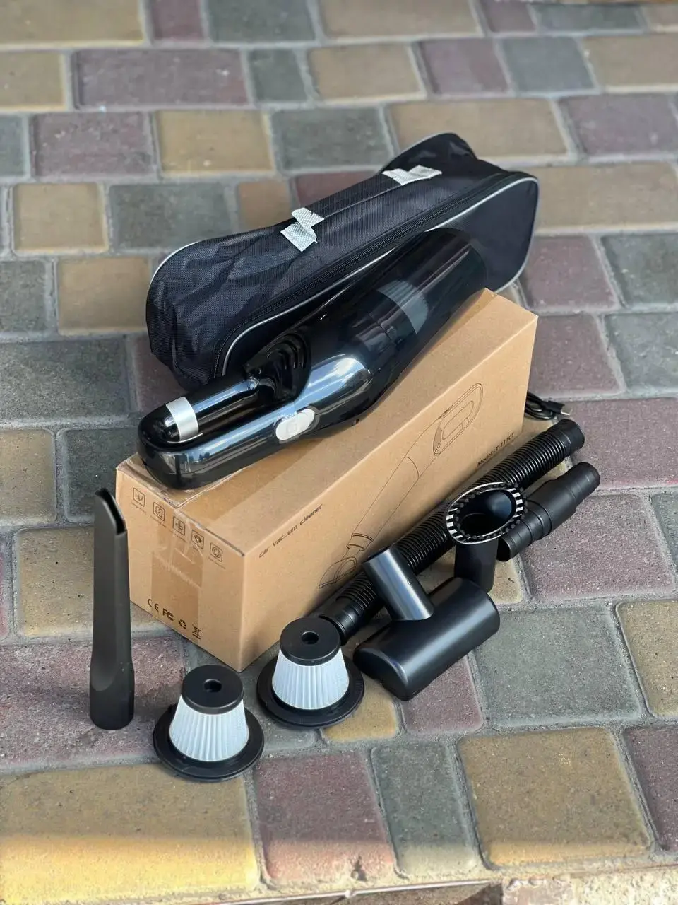 Автомобільний пилосос бездротовий акумуляторний Vacuum cleaner set AND-66-20 - Зображення 6