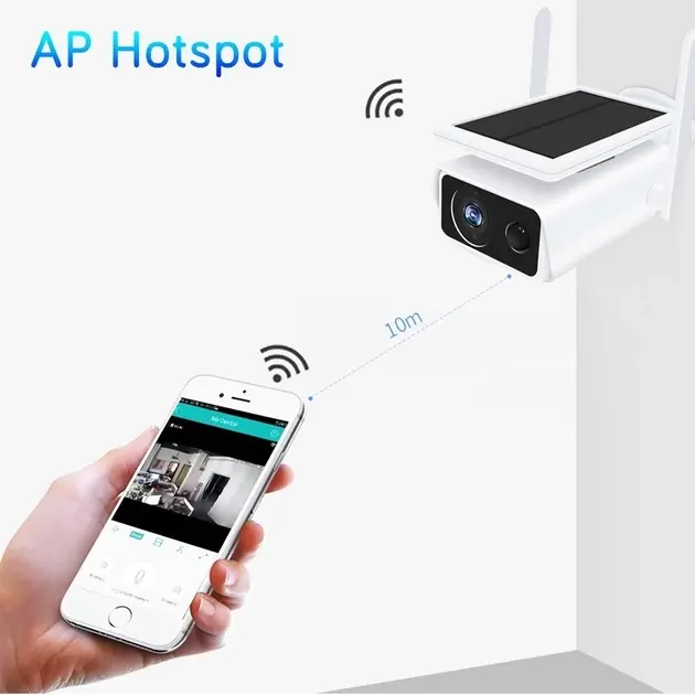 Автономна камера відеоспостереження бездротова для зовнішнього відеоспостереження на сонячній батареї IP Solar WIFI Camera - Зображення 9