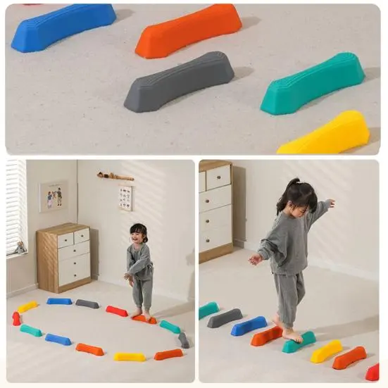 Балансувальна доріжка для дітей / 6 мостів крокового балансу - Зображення 3