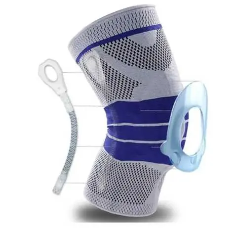 Бандаж на коліно, фіксатор коліна KNEE SUPPORT AA-18 AND XL-1061 - Зображення 4