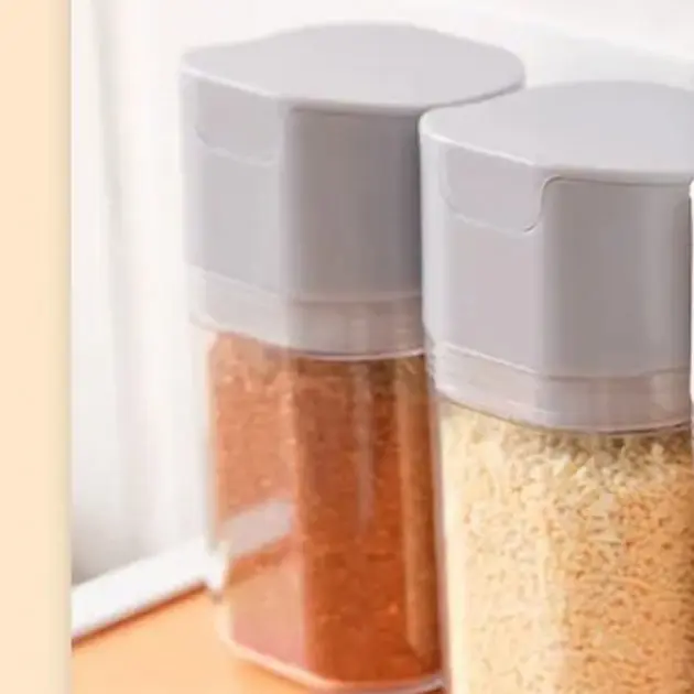 Баночка для спецій, приправ і соусів з автоматичною кришкою, що самовідкривається, пляшка з дозатором, герметична - Зображення 3