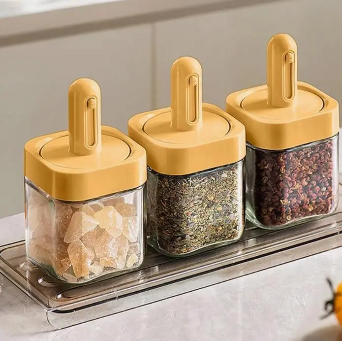 Баночки для приправ 3 шт., спецівниця Spice Tin - Зображення 3