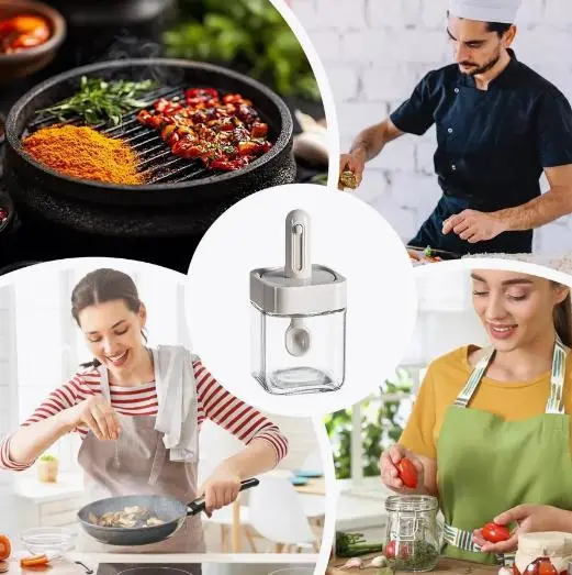 Баночки для приправ 3 шт., спецівниця Spice Tin - Зображення 5