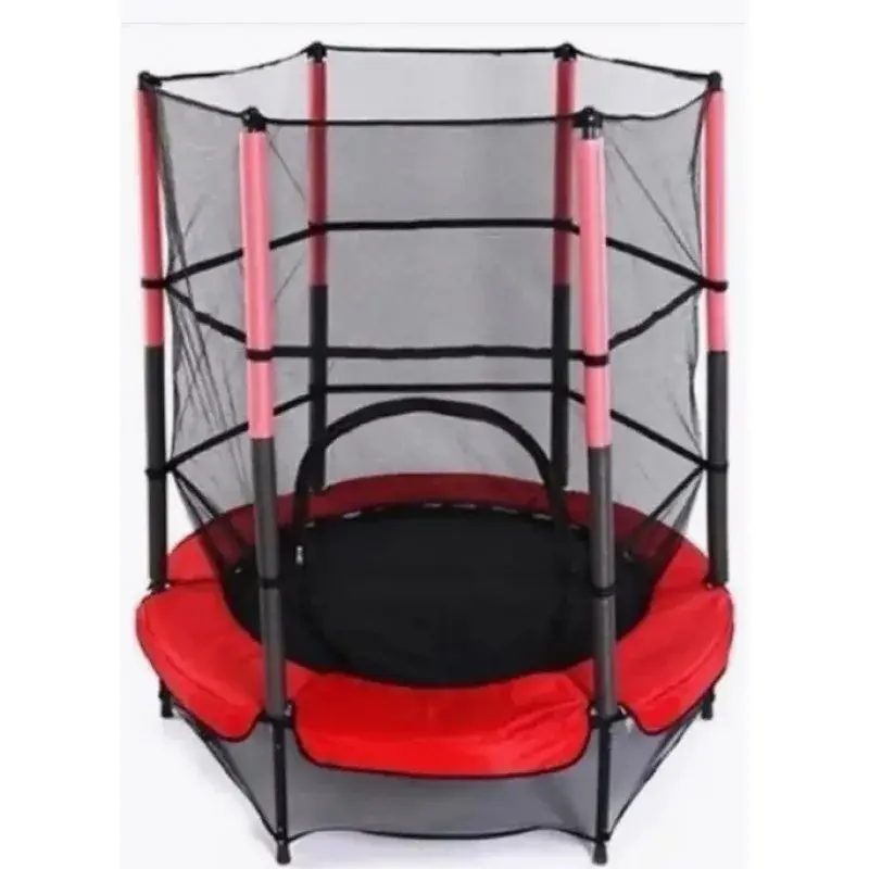 Батут дитячий для дому TILLY BT-RJ-0072 із захисною сіткою діаметр 140 см до 100 кг - Зображення 2