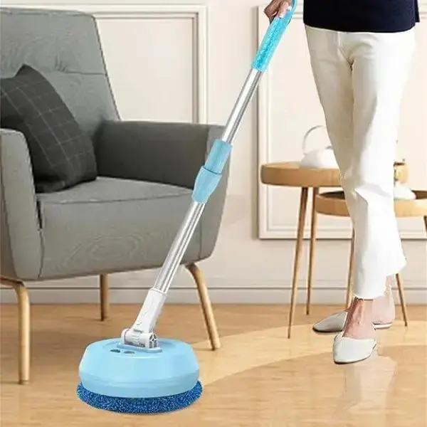Бездротова акумуляторна швабра з двома насадками Wireless Cleaner AA102 /Акумуляторна швабра для дому - Зображення 3