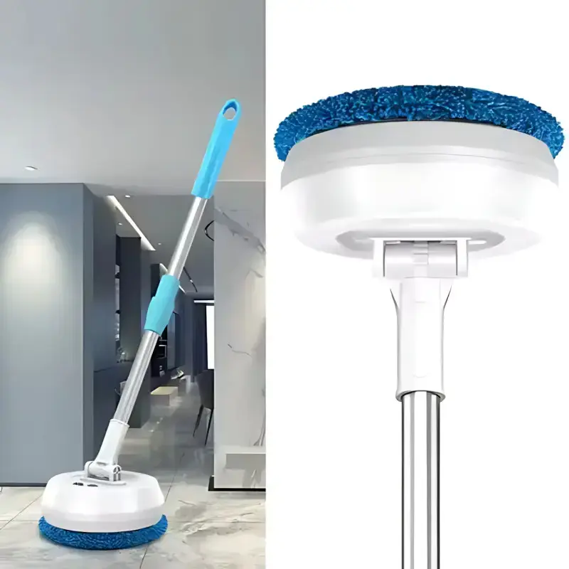Бездротова акумуляторна швабра з двома насадками Wireless Cleaner AA102 /Акумуляторна швабра для дому - Зображення 4