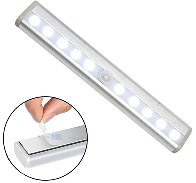 Бездротова електронна універсальна, з датчиком руху Cabinet light Підсвічування 30 см - Зображення 2