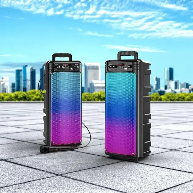 Бездротова портативна колонка Bluetooth з мікрофоном HOCO BS52 | TWS, BT5.0, 10Wx2, 3h - Зображення 5