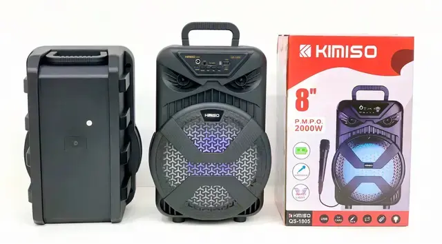 Бездротова портативна колонка Bluetooth із мікрофоном KIMISO QS-1805 - Зображення 3