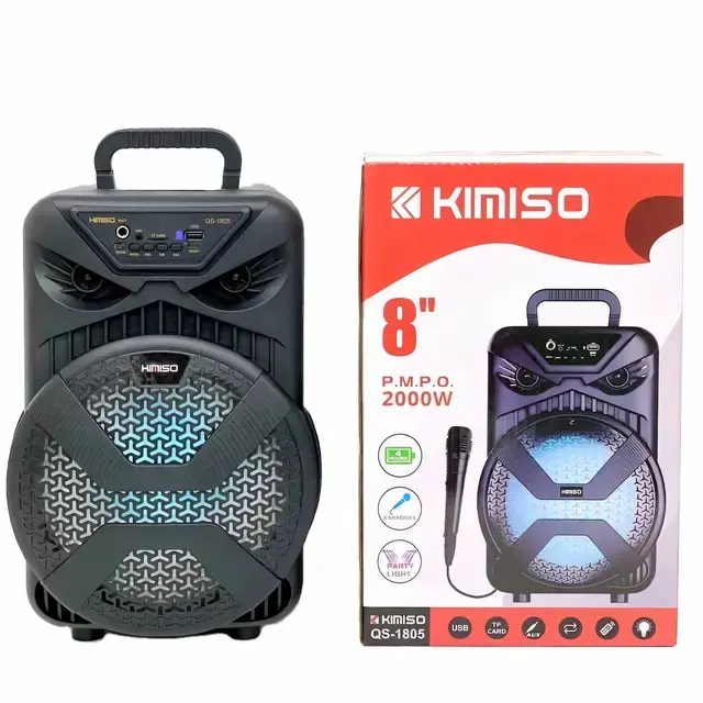 Бездротова портативна колонка Bluetooth із мікрофоном KIMISO QS-1805 - Зображення 2
