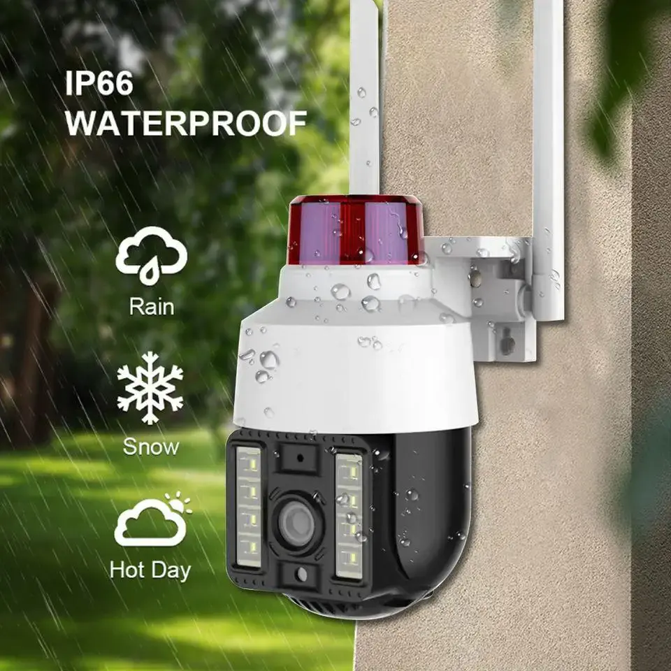 Бездротова вулична камера WiFi PTZ Verto VRT-C262 FHD 4mp поворотна з сигналізацією - Зображення 7